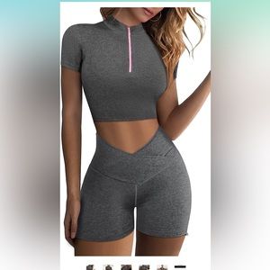 Aleumdr 2 Piece Workout Sets For Women